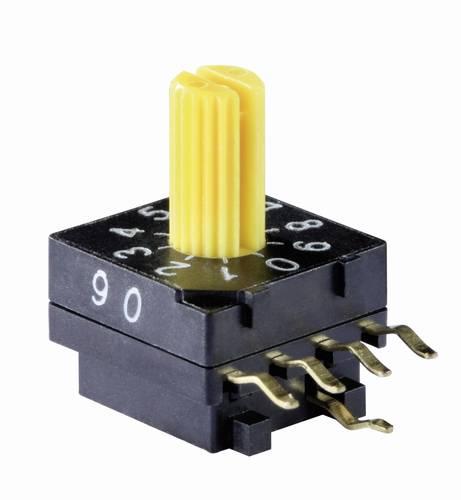 Knitter-Switch DRR 4010 DRR 4010 Codierschalter BCD 0-9 Schaltpositionen 10 1St. von Knitter-Switch