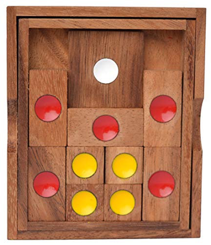 Tic-Tac-Toe Spiel Legespiel Holz Puzzle Knobel IQ-Spiel