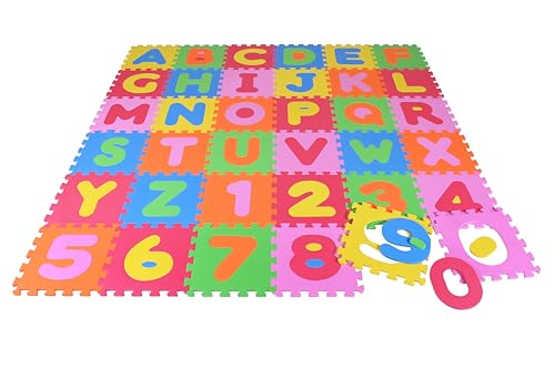 Knorrtoys 21004 - Puzzlematte 86-tlg. – Spielmatte Kinderspielteppich Spielteppich Schaumstoffmatte Matte bunt von KNORRTOYS.COM