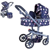 Knorrtoys 90943 - Kombi-Puppenwagen Boonk Star Blue Pink, mit Zubehör, umbaubar, Schieberhöhe: 45-82cm Knorrtoys 90943 - Kombi-Puppenwagen Boonk Star Blue Pink, mit Zubehör, umbaubar, Schieberhöhe: 45-82cm von Knorrtoys