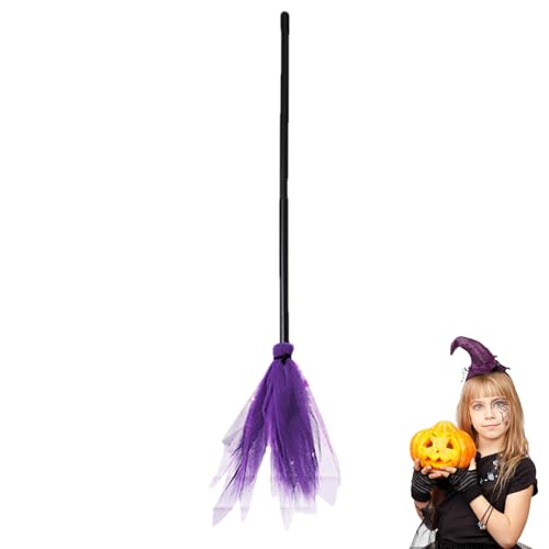 Kinderhexenbesen | Hexenbesen Kostümzubehör,Spielaccessoire Für Hexenhaus Bühnenauftritte Kostümpartys Cosplay Haustür Halloween Kostüme Kinderhexenbesen | Hexenbesen Kostümzubehör,Spielaccessoire Für Hexenhaus Bühnenauftritte Kostümpartys Cosplay Haustür Halloween Kostüme von Knowlife