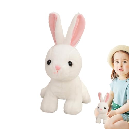 Knowlife Realistischer Bunny Plüsch, realistischer | Entzückende Sleeping Companion Puppe | Home Decor Toy, realistische Stofftierkaninchenpuppe für und Mädchen von Knowlife