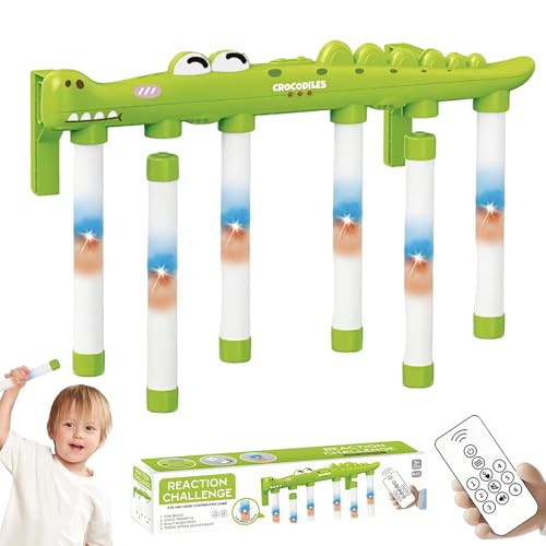 Knowlife Reflexstab Spiel,Handgeschwindigkeitsspiel Stäbchen-Fangspiel | 3 Stück Interaktive Sportspielzeuge Mit Fernbedienung Für Zuhause Und Indoor Aktivitäten Knowlife Reflexstab Spiel,Handgeschwindigkeitsspiel Stäbchen-Fangspiel | 3 Stück Interaktive Sportspielzeuge Mit Fernbedienung Für Zuhause Und Indoor Aktivitäten von Knowlife