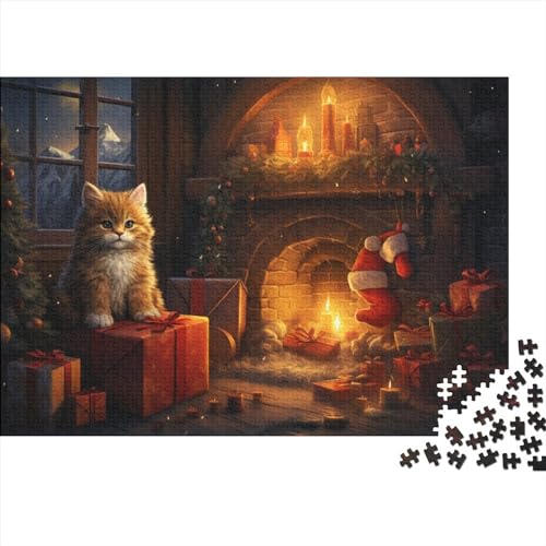 300 Teile Puzzlespiel Weihnachtshaus für Erwachsene Weihnachtsstadt Pädagogische Unmögliche Herausforderungen von KoNsev