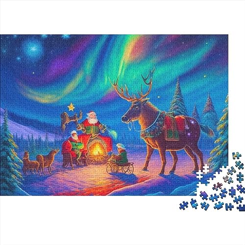 300 Teile Puzzlespiel Weihnachtsstadt für Erwachsene Heiligabend Aurora Langlebige Lernspiele Herausforderungsstufe: hart von KoNsev