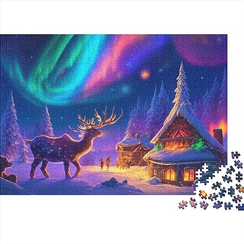 300 Teile Puzzlespiel Weihnachtsstadt für Erwachsene Heiligabend Aurora Langlebige Lernspiele Herausforderungsstufe: hart von KoNsev