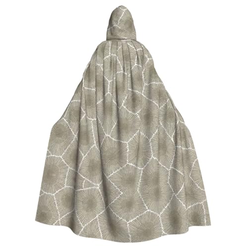 Petoskey Stone Kapuzenumhang Halloween Mittelalter Kostüm Erwachsene Cosplay Langer Umhang für Damen und Herren von KoNsev