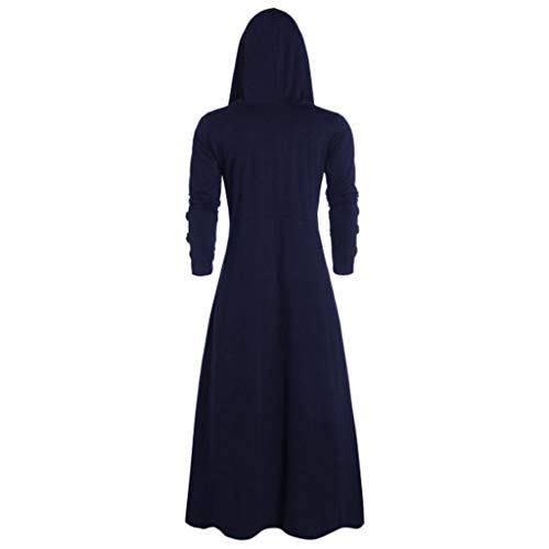 Kobilee Umhang mittelalter, Cloak mit Kapuze mittelalter Teufelsumhang Schwarz Gothic Zauberumhang Halloween Rot Karneval Kapuzenumhang Hexe Unisex Vampir Kostüm Zauberer Maxi Teufel Kostüm Mantel von Kobilee