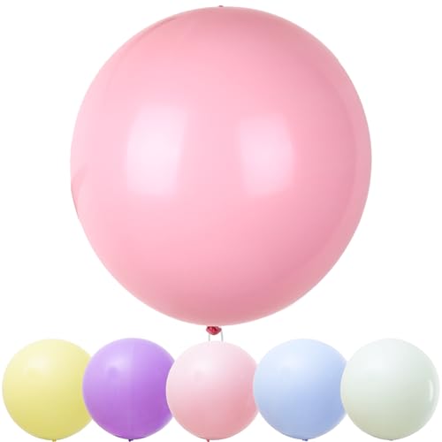 KOBOKO Große Luftballons Bunt, 5 Stk 36 Zoll Pastell Luftballons Groß, 91 cm XXL Luftballon Pastell Party Deko, Riesenballon Bunt Pastellfarben für Geburtstag Hochzeit Jahrestag Festival Karneval Deko KOBOKO Große Luftballons Bunt, 5 Stk 36 Zoll Pastell Luftballons Groß, 91 cm XXL Luftballon Pastell Party Deko, Riesenballon Bunt Pastellfarben für Geburtstag Hochzeit Jahrestag Festival Karneval Deko von Koboko