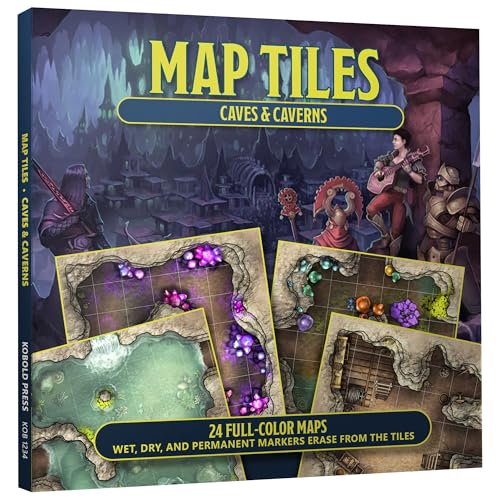 Map Tiles: Caves & Caverns von Kobold Press