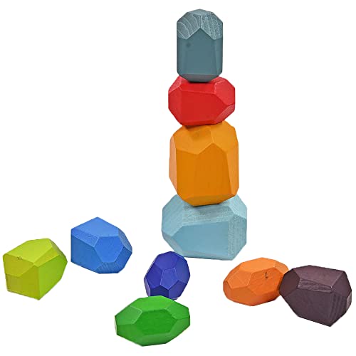 Kögler 13200 - Bunte Stapelsteine aus Holz, in unterschiedlichen Größen und Formen, zum Balancieren und Spielen, geeignet für Kinder ab 3 Jahren Kögler 13200 - Bunte Stapelsteine aus Holz, in unterschiedlichen Größen und Formen, zum Balancieren und Spielen, geeignet für Kinder ab 3 Jahren von Kögler