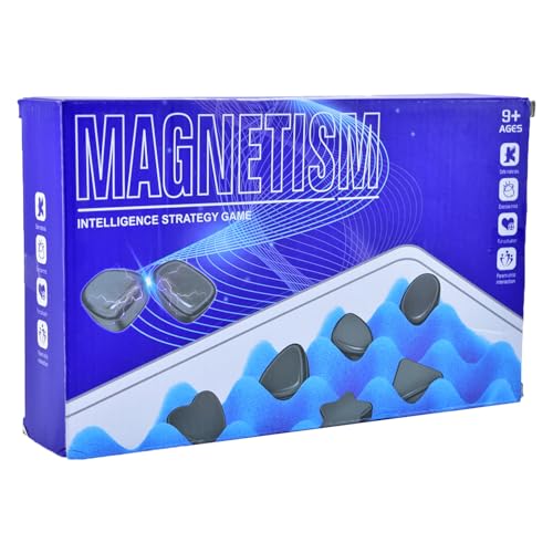 Kögler 81519 - Magnetisches Schachspiel mit Schwammschachbrett, Magnet-Spiel für die ganze Familie, 1 bis 4 Spieler, für Kinder & Erwachsene von Kögler