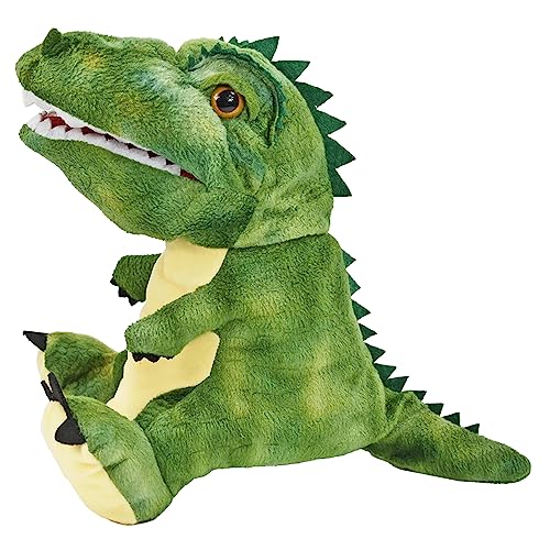 Kögler 90543 - Dinosaurier Handpuppe als T-Rex in Grün, ca. 30 cm von Kögler