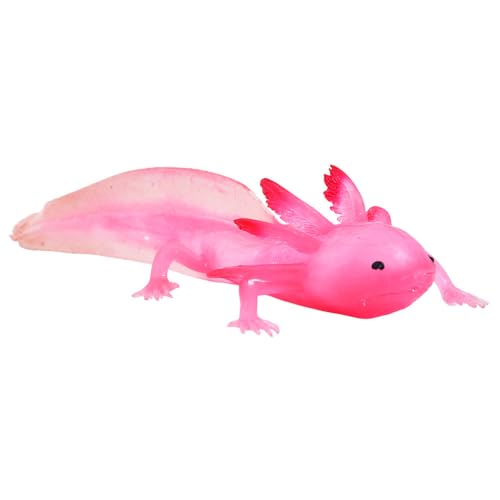 Kögler Stretch Axolotl Antistress Tier gefüllt mit Mikroperlen TPR 20 cm Rosa von Kögler