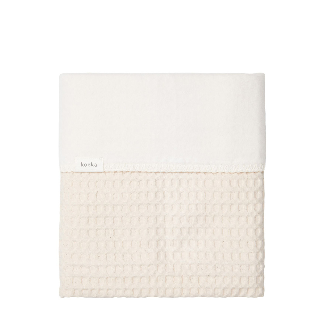 Koeka Cradle Blanket Cotton Fleece Wafel Amsterdam - 75x100 cm. von Koeka