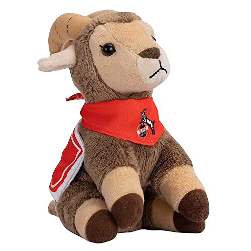 Köln Cologne 1. FC Hennes Maskottchen sitzend 16 cm Plüschtier Kuscheltier - Plus Lesezeichen I Love Köln, Mehrfarbig von Köln Cologne