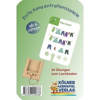 Erste Konzentrationsspiele von Kölner Lernspielverlag