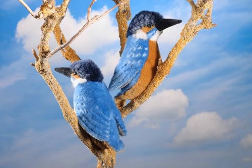 Kösen Eisvogel blau/orange 16 cm Stofftier Stoffvogel von Kösen