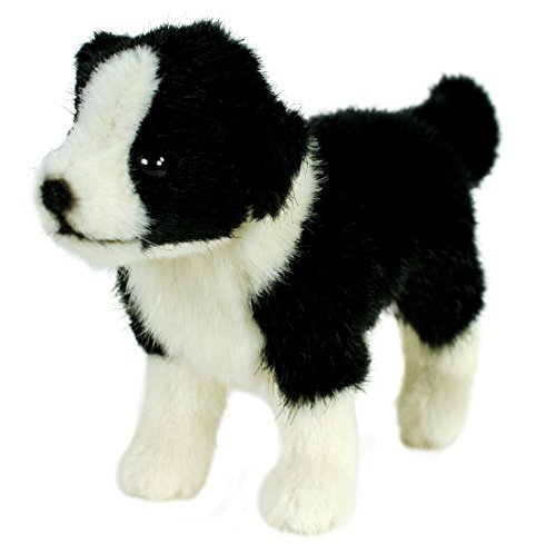 Kösen, Border Colliewelpe, 20 cm, stehend, schwarz/weiß, Plüschbordercollie von Teddys Rothenburg