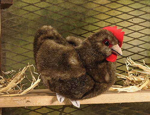 Kösener Huhn Henne Hahn sitzend 14 cm braun 7362 Stofftier Kuscheltier Stofftier Plüschtier Plüsch von Kösener