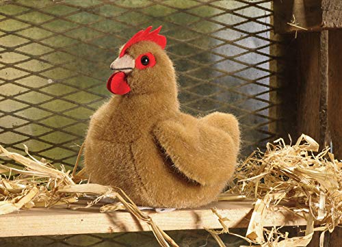 Kösener Huhn Henne Hahn sitzend 14 cm rotbraun 7360 Stofftier Kuscheltier Stofftier Plüschtier Plüsch von Kösen