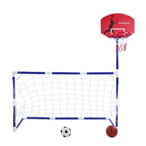 Kids Basketball Football Sports Set 2 in 1 Aktivitätszentrum für Indoor -Outdoor -Spiele von Koieam