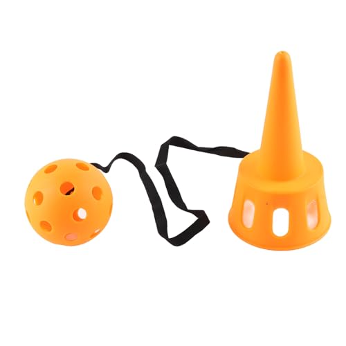 Kinder werfen und fangen Bälle Spiel Spielzeug Plastik Kinder Kinder Interaktive Sportspielzeuge (Orange) von Koieam