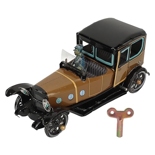 Koieam Clockwork Vintage Auto Spielzeug Tinplate handgefertigtes Retro Wind Up Car Toy Collection Party Geburtstag für Erwachsene von Koieam