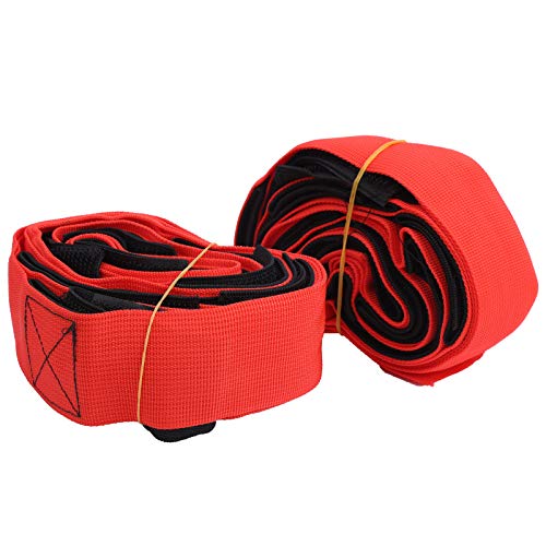 Koieam Foot Race Bands, lustige Outdoor -Sport -8 -Bein -Rennbands Riesen -Fußstapfen Nylon -Gurtbauer -Tram -Spielaktivität von Koieam