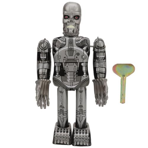 Koieam Winden Sie Vintage Skull Roboter Tinplate Spielzeug für Sammlung Dekoration Geburtstag Erwachsene anwendbare Szene von Koieam