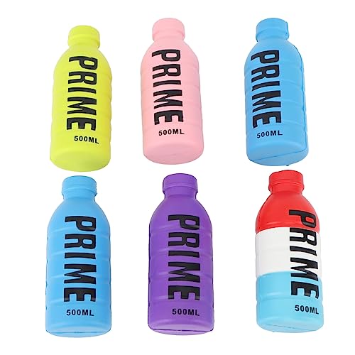 Wasserflasche Squeezierung Spielzeug farbenfrohe Stressbekämpfung Getränk Flasche Große Ausfallsicherheit 6pcs von Koieam