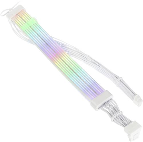 Kolink UR-12-V2x6-ARGB Strom Anschlusskabel Weiß, Transparent, RGB 70cm von Kolink