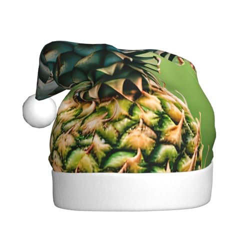 KoloQren Weihnachtsmütze mit Ananas-Druck, geeignet für Weihnachten und verschiedene Urlaubsaktivitäten von KoloQren