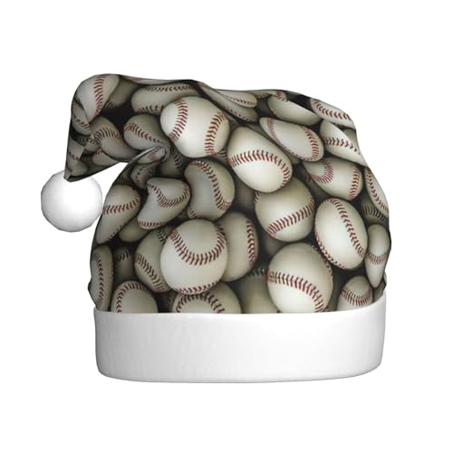 KoloQren Weihnachtsmütze mit Baseball-Druck, geeignet für Weihnachten und verschiedene Urlaubsaktivitäten von KoloQren