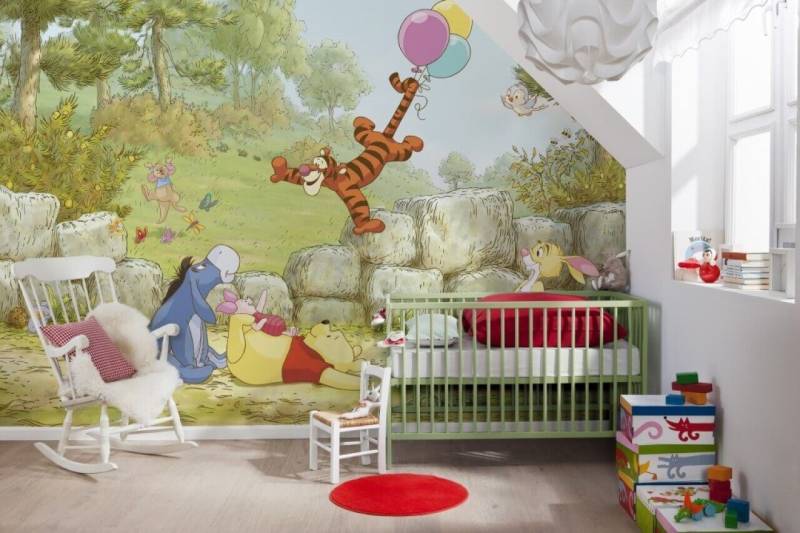 Fototapete Winnie Pooh Ballooning von Komar