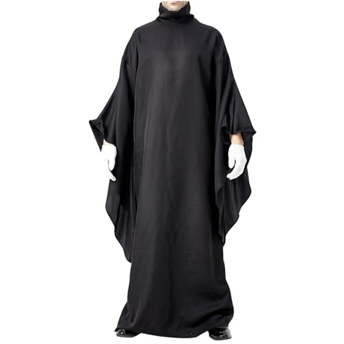 Komiseup Halloween Kostüm Herren, Karneval Halloween Cosplay Kostüme Herren Maskerade Kostüm Set Mönchskostüm Erwachsene Herren Zauberer Priesterrobe Zauberer Ritter Kostüm Set Mittelalter Umhang 19 von Komiseup