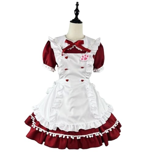 Komiseup Oktoberfest Kostüme Damen Deutsch Dirndl Kleider Set Traditionelle Oktoberfest Outfits Bier Mädchen Maid Plaid Schürze Fancy Dress Karneval Halloween Cosplay Role Play Faschingskostüme 19 von Komiseup