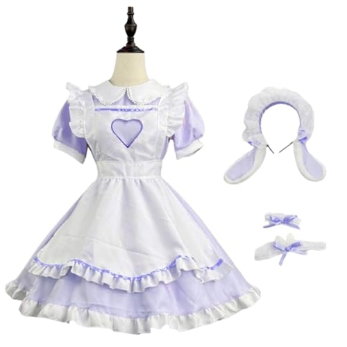 Komiseup Oktoberfest Kostüme Damen Deutsch Dirndl Kleider Set Traditionelle Oktoberfest Outfits Bier Mädchen Maid Plaid Schürze Fancy Dress Karneval Halloween Cosplay Role Play Faschingskostüme 21 von Komiseup