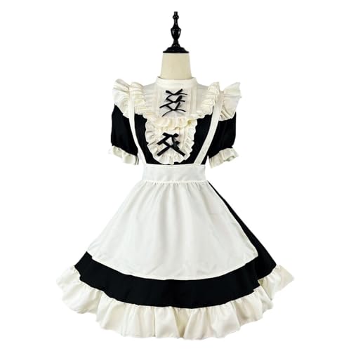 Komiseup Oktoberfest Kostüme Damen Deutsch Dirndl Kleider Set Traditionelle Oktoberfest Outfits Bier Mädchen Maid Plaid Schürze Fancy Dress Karneval Halloween Cosplay Role Play Faschingskostüme 20 von Komiseup