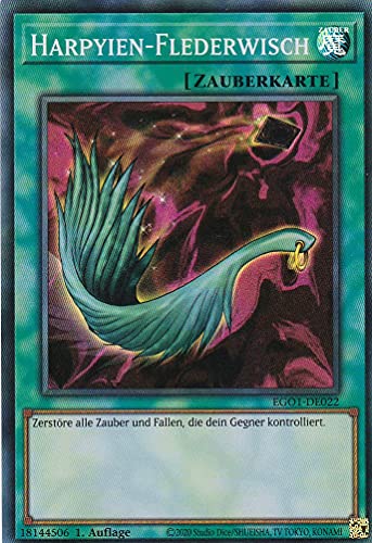 Konami - EGO1-DE022 - Harpyien-Flederwisch - Super Rare - Deutsch - 1. Auflage von Konami -