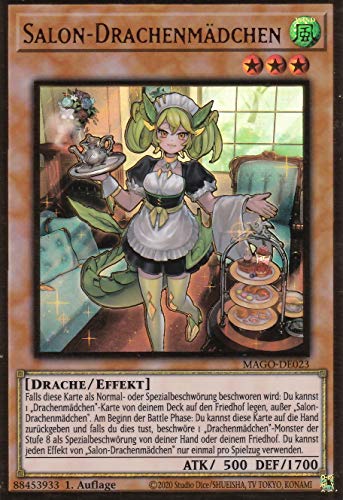 MAGO-DE023 - Salon-Drachenmädchen - Premium Gold Rare - DE von Konami -