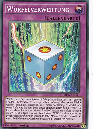 MP17-DE038 - Würfelverwertung - Common - DE - im Set mit Ultrapro Toploader - Yugioh MP17-DE038 - Würfelverwertung - Common - DE - im Set mit Ultrapro Toploader - Yugioh von Konami -