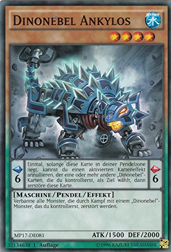 MP17-DE081 - Dinonebel Ankylos - Common - DE - im Set mit Ultrapro Toploader - Yugioh MP17-DE081 - Dinonebel Ankylos - Common - DE - im Set mit Ultrapro Toploader - Yugioh von Konami -