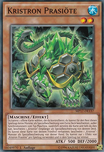 MP17-DE137 - Kristron Prasiöte - Common - DE - im Set mit Ultrapro Toploader - Yugioh MP17-DE137 - Kristron Prasiöte - Common - DE - im Set mit Ultrapro Toploader - Yugioh von Konami -