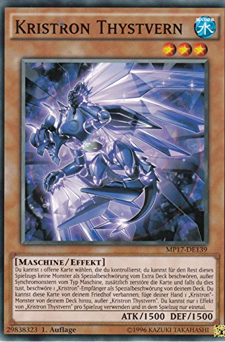 MP17-DE139 - Kristron Thystvern - Common - DE - im Set mit Ultrapro Toploader - Yugioh MP17-DE139 - Kristron Thystvern - Common - DE - im Set mit Ultrapro Toploader - Yugioh von Konami -