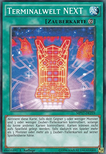 MP17-DE219 - Terminalwelt Next - Common - DE - im Set mit Ultrapro Toploader - Yugioh von Konami -