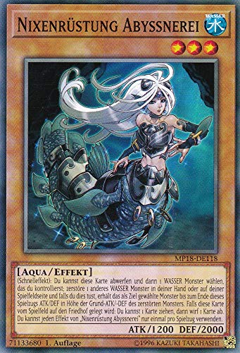 MP18-DE118 - Nixenrüstung Abyssnerei - Common - DE - im Set mit Ultrapro Toploader - Yugioh von Konami -