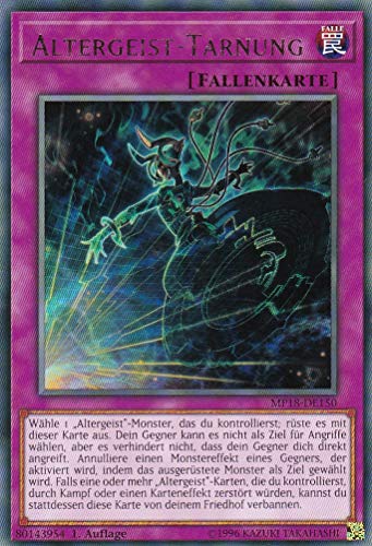 MP18-DE150 - Altergeist-Tarnung - Rare - DE - im Set mit Ultrapro Toploader - Yugioh von Konami -