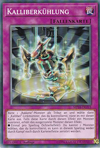 MP18-DE215 - Kalliberkühlung - Common - DE - im Set mit Ultrapro Toploader - Yugioh von Konami -