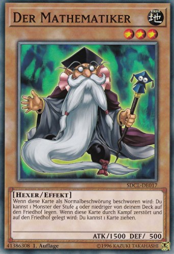 SDCL-DE017 - Der Mathematiker - Common - DE - im Set mit Ultrapro Toploader - Yugioh SDCL-DE017 - Der Mathematiker - Common - DE - im Set mit Ultrapro Toploader - Yugioh von Konami -